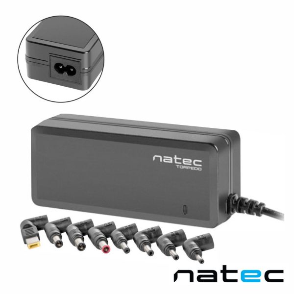 Alimentador Switching 18.5-20V 65W 8 Fichas NATEC - (NZU-0990)