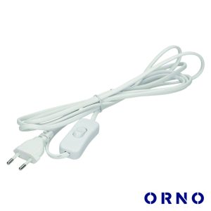 Cabo Alimentação C/ Interruptor 3m Branco ORNO - (OR-AE-1394/W)