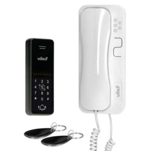 Campainha C/ Intercomunicador E Sensor RFID VIBELL - (OR-DOM-BA-932/W)