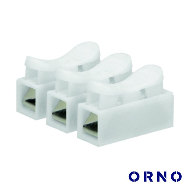 Ligador de Pressão 3 Condutores 2.5mm² 100pcs ORNO - (OR-SZ-8010/3/100)