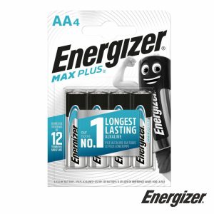 Pilha Alcalina AA 1.5V 4x Max Plus ENERGIZER - (PAE-LR6/4MP)