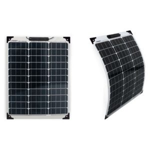 Painel Fotovoltaico Flexível Silicio Monocristalino 12V 50W - (PAINEL-SOLAR-02)