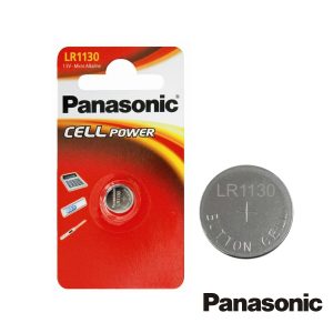 Pilha Botão Alcalina 1.5V LR1130/AG10/LR54 Blister Panasonic - (PAP-LR1130)