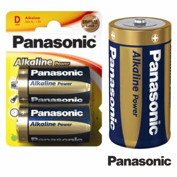 Pilha Alcalina LR20/D 1.5v 2x Blister Panasonic - (PAP-LR20AP/2BP)