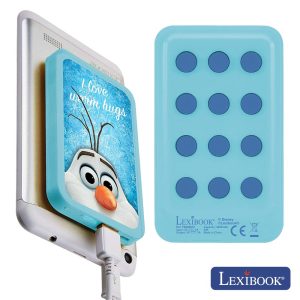 PoWerbank 4000ma C/ Cabo USB E Ventosas Frozen Lexibook - (PB2600FZ)