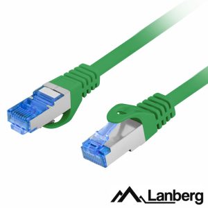 Cabo S/FTP LSZH CAT6A 5m Verde LANBERG - (PCF6A-10CC-0500-G)