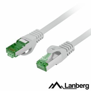 Cabo S/FTP LSZH CU 26AWG CAT7 1.50m Cinzento LANBERG - (PCF7-10CU-0150-S)