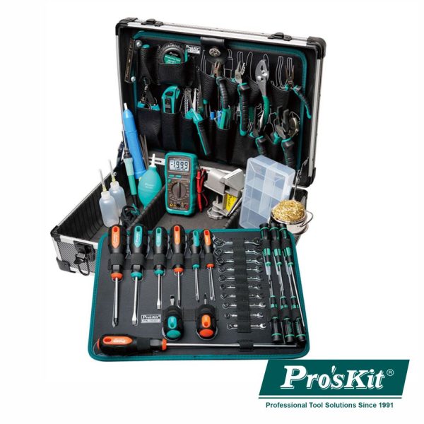 Mala Ferramentas Profissional Abs 64 Peças 220V PROSKIT - (PK-15307BM)