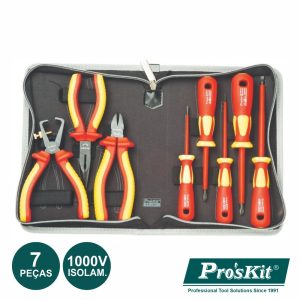 Mala Ferramentas Profissional 1000v 7 Peças PROSKIT - (PK-2801)