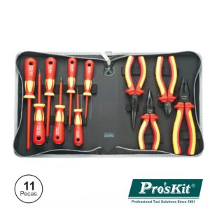 Mala Ferramentas Profissional 11 Peças Isoladas 1000V PROSKI - (PK-2802)