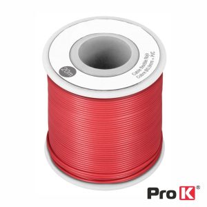 Cabo Multifilar Vermelho 0.8mm Rolo 20m PROK - (PKCM0.8/20R)