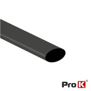 Tubo Manga Termoretráctil 1.6mm 1.2m 50x Preto PROK - (PKMT16BK/50)