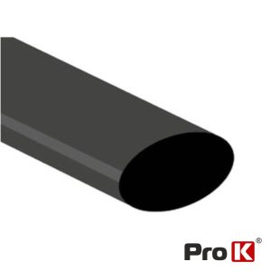 Tubo Manga Termoretráctil 25.4mm 1.2m 25x Preto PROK - (PKMT254BK/25)