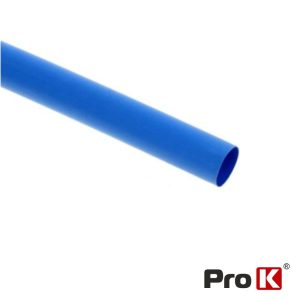 Tubo Manga Termoretráctil 9.5mm 1.2m 25x Azul PROK - (PKMT95B/25)