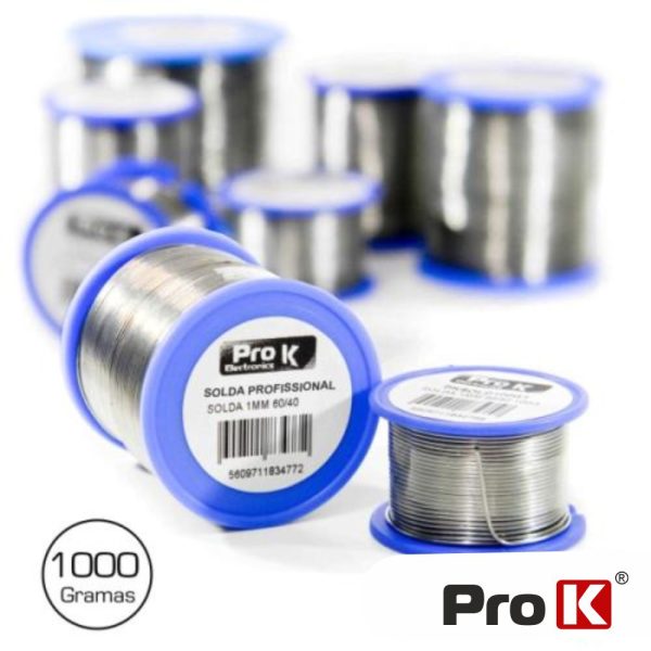 Solda 1mm 60/40 1kg PROK - (PKSOLD1000G1)