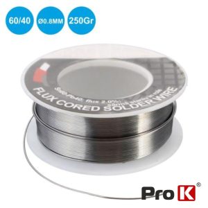 Solda 0.8mm 60/40 250g PROK - (PKSOLD250G0.8)