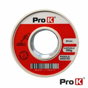 Solda 1mm Sn60Pb38Cu2 500g PROK - (PKSOLD500G1N2)