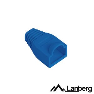 Capa Protectora P/ Conector RJ45 x100 Azul LANBERG - (PLB-1000-B)