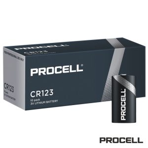 Pilha Lítio CR123A 3V 10x PROCELL - (PLD-CR123A/10BP)