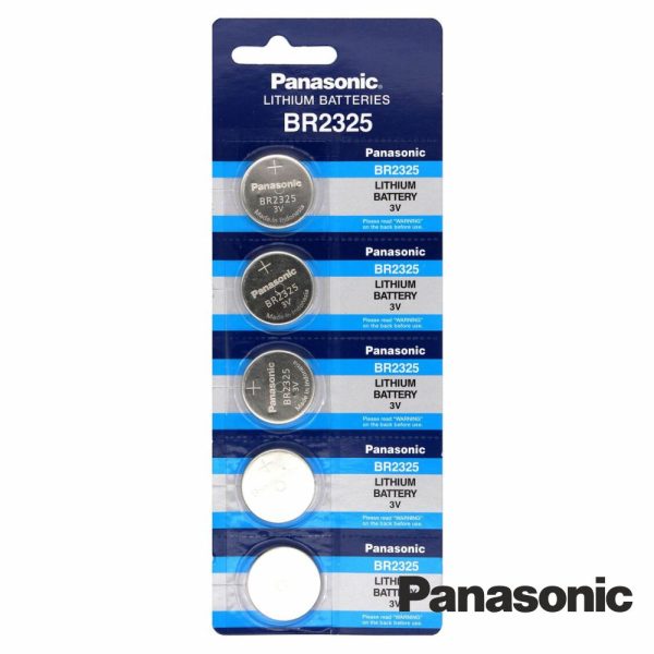 Pilha Lítio Botão BR2325 3V 5x PANASONIC - (PLP-BR2325/5BP)