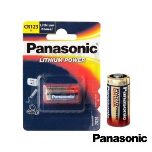 Pilha Lítio Cr123a 3v 1300ma Panasonic - (PLP-CR-123AL/1BP)