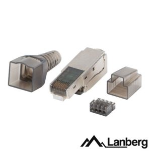 Ficha RJ45 Modular 8p8c CAT6A LANBERG - (PLSA-6000TL)