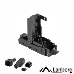 Ficha RJ45 Modular 8p8c CAT6 Keystone LANBERG - (PLU-6000TL)