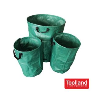 Conjunto de 3 Sacos de Jardim 1x 270L + 2x 65L TOOLLAND - (PM2015)