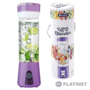 Liquidificador Portátil 40W Copo C/ 400ml PLATINET - (PMJB4000)