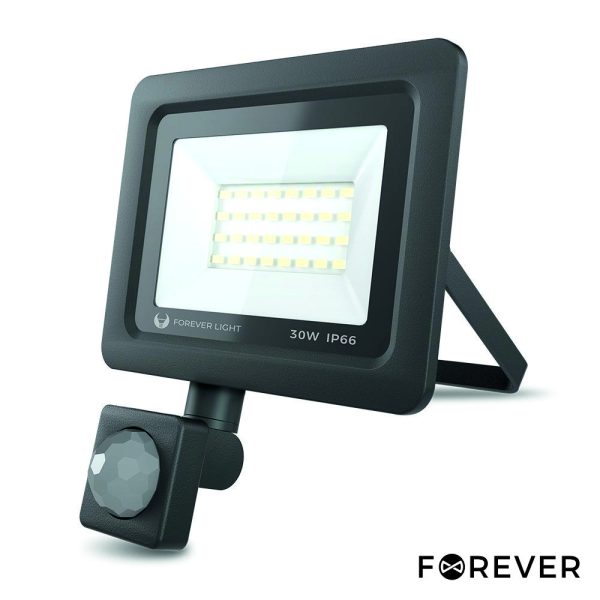 Foco LED 30W 230V C/ Sensor 4500K 2400LM Preto - (PROXIMII30NW-S)