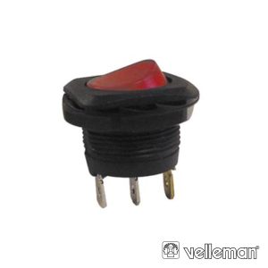 Interruptor Basculante C/ Luz 5a-250v Spst On-Off VELLEMAN - (R1945C)