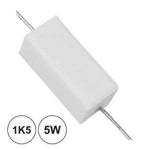 Resistência Bobinada 1k5 5W - (R5W1K5)