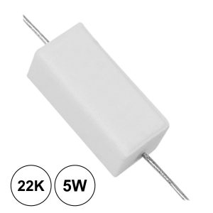 Resistência Bobinada 22k 5W - (R5W22K)