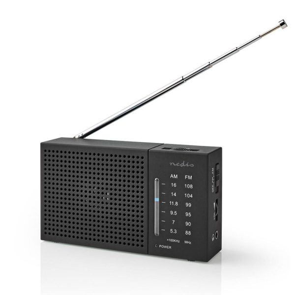 Rádio Portátil AM/FM De Bolso 1.5W A Pilhas - (RDFM1200BK)