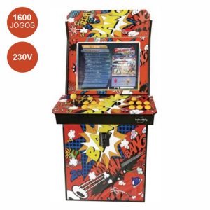 Consola de Jogos Arcada Retro C/ Tela Colorida E 1600 Jogos - (RETROGAME01)