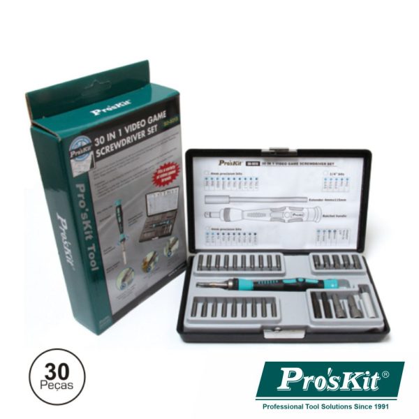 Conjunto De Chave C/ 27 Bits E Extensor PROSKIT - (SD-9313)