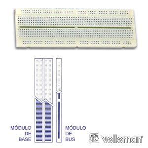 Placa De Ensaio Multifunções C/ 840 Pontos VELLEMAN - (SD12N)