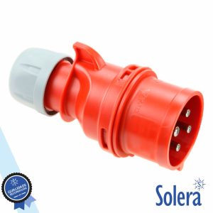 Ficha Industrial CEE Fêmea 32A 3P+T 400V IP44 SOLERA - (SLR-902144A)