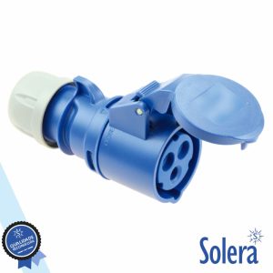 Ficha Industrial CEE Fêmea 32A 2P+T 230V IP44 SOLERA - (SLR-903133A)