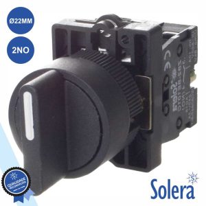 Interruptor Seletor Rotativo 3 Posições 2no Ø22mm SOLERA - (SLR-INT5/3A2)