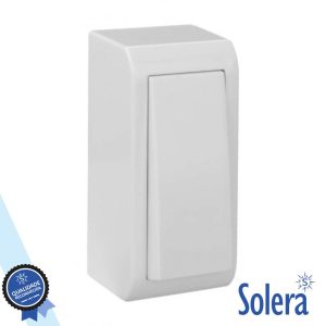 Botão de Campaínha C/ Iluminação 10A 250V SOLERA - (SLR-MUR03/2U)