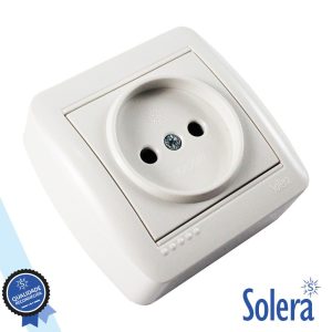 Tomada Elétrica Superfície 1x Schuko SOLERA - (SLR-MUR07U)