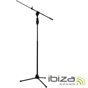 Suporte P/ Microfone Universal Preto IBIZA - (SM006BK)