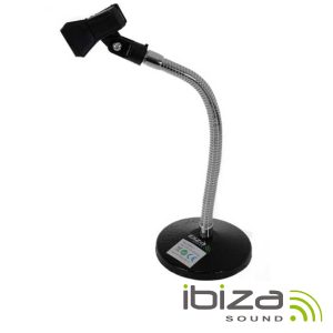 Suporte P/ Microfone Mesa Pescoço Cisne 28cm IBIZA - (SMG1)