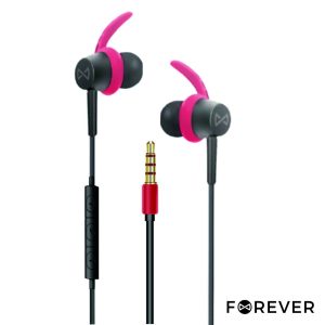 Auscultadores C/ Fios Desporto Mic FOREVER - (SP-100RD)