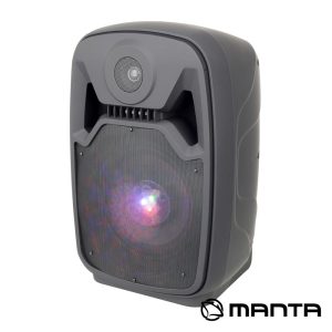 Coluna Amplificada 8" USB/BT/SD/AUX/FM RGB MANTA - (SPK5100)