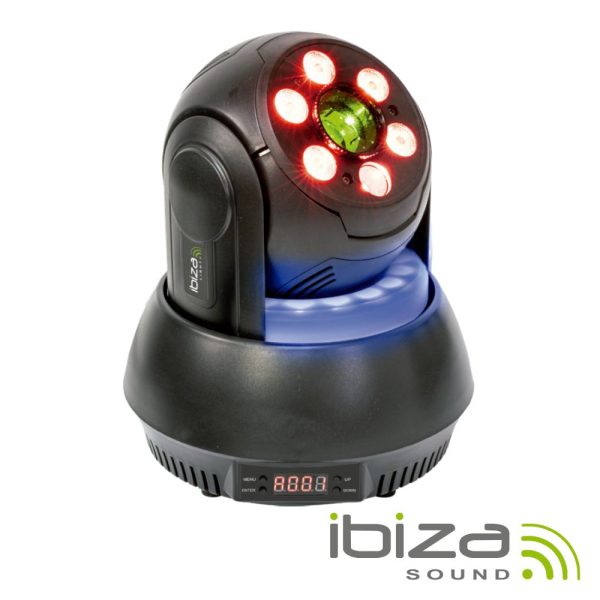 Moving Head 40W 4 Em 1 Wash/Laser DMX Mic IBIZA - (STAR-LASER-BL)