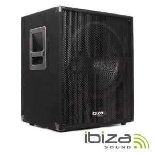 Grave SubWoofer Bi-Amplificado 18" 1200W IBIZA - (SUB18A)