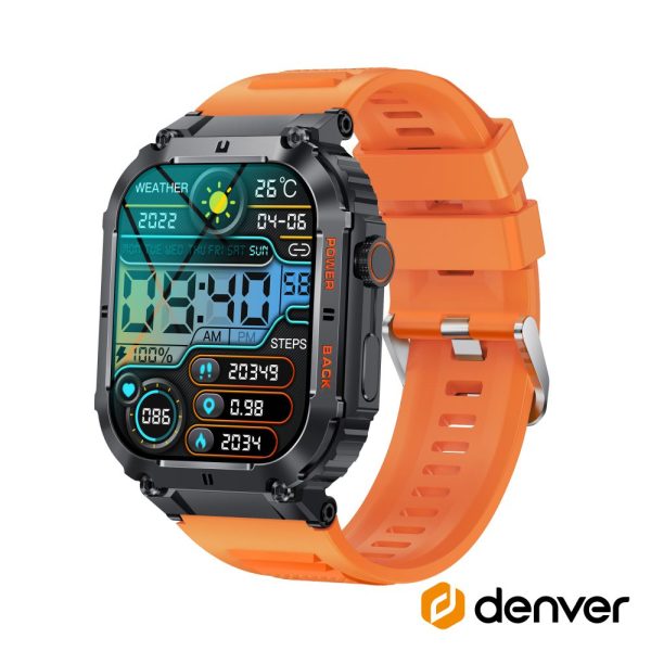 SmartWatch P/ Android iOS Laranja DENVER - (SWC-191O)