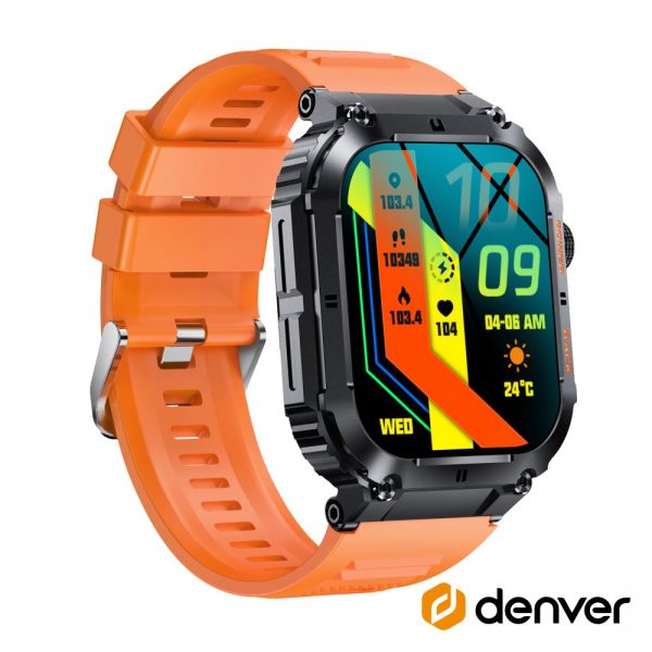 SmartWatch P/ Android iOS Laranja DENVER - Image 2